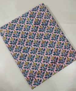 ผ้าฝ้าย100% บล็อกพิมพ์ลายผ้าฝ้ายผ้าฝ้ายทำด้วยมือแบบดั้งเดิมรักษาสิ่งแวดล้อมแบบดั้งเดิมระบายอากาศได้ - Product Image 2