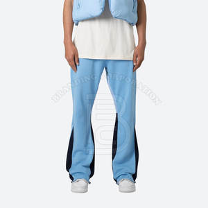 กางเกงวิ่งขายาวสำหรับผู้ชายกางเกงลำลองผ้าแคนวาสแบบมีเชือกรูดเอวดีไซน์ซ้อนกันสำหรับฤดูหนาวฤดูใบไม้ร่วง - Product Image 1