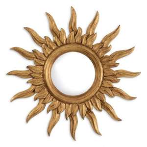 Cadre de miroir en laiton antique exquis avec artisanat de luxe et design intemporel pour les espaces de travail de salon de style vintage - Product Image 4