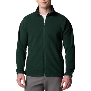 Casual Daily Wear <b>Men</b> Heavy Solid Color Long Sleeve Simple Zipper <b>Fleece</b> Jackets Winter Warm <b>Sherpa</b> Jackets - Product Image 1
