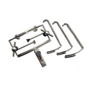 DEBONAIRII Abrebocas Reutilizable de Acero Inoxidable Plateado con 3 Cuchillas, Retractor de Mejillas para Conejos y Ganado, Uso Quirúrgico Veterinario, CE - Product Image 5