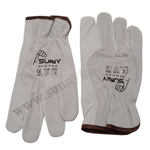 Caliente en venta de cuero de vaca de grano corte 5 guantes de conductor para fines de comodidad de invierno a precios al por mayor del fabricante de Pakistán - Product Image 3