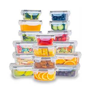 Airtight Food <b>Storage</b> <b>Containers</b> 16 Pcs Organizer with Household <b>Storage</b> Lids for Dry Foods for Home <b>Kitchen</b> Use - Product Image 1