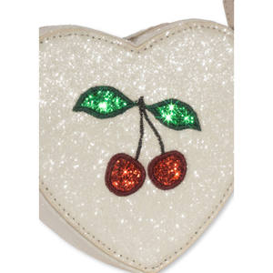 กระเป๋าสะพายคาดลำตัวแวววาวรูปหัวใจรูปเชอร์รี่ - Product Image 4