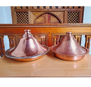 Pure Stainless Steel Cooking Pots Pans <b>Set</b> Copper Covered Copper Bottom Dishwasher Safe Oven Safe 1 Piece Traditional Chinese - Product Image 5