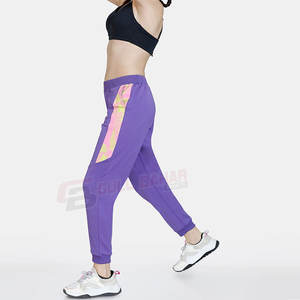 Pantalon de jogging taille élastique mince personnalisé pour femmes nouveau pantalon de survêtement de sport en toile en gros pour l'hiver Style avant plat - Product Image 5