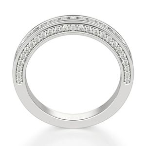 แหวนแต่งงานทรงกลมและเจ้าหญิงสำหรับผู้หญิง - Product Image 3