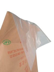 Bolsa de Papel Kraft Protectora Biodegradable, Impresa en Flexografía, con Forro de PE HDPE/LDPE, Asa de Cuerda de Algodón, Sellado Térmico, para Envasado de Harina de Trigo - Product Image 3