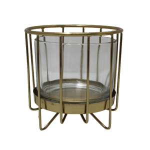 Candelabro decorativo de nuevo diseño, candelabros de pilar de Metal con acabado dorado para el hogar, cama, habitación y decoración de sala de estar - Product Image 5