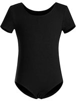 Maillots de Danza de Algodón de Manga Corta para Niñas, para Ballet y Gimnasia, Solo Lavado a Mano, Ropa de Danza para Niñas Pequeñas, ODM