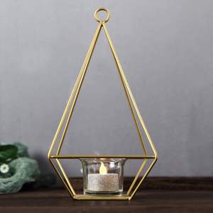 Home Decoration <b>Terrarium</b> Hanging Decorative <b>Glass</b> And Metal Made Handcrafted Designer <b>Terrarium</b> Triangle Shape Deco Supplies - Product Image 6