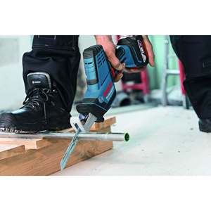 Scie sauteuse à batterie GSA 18 V-LI C 18V System, 0-3050 Cpm, profondeur de coupe 200 mm, 2x5.0Ah, batteries L-BOXX pour le métal - Product Image 1