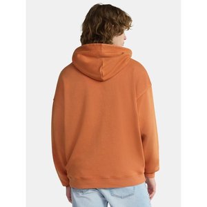 Sweat-shirt à capuche en polaire surdimensionné pour hommes avec poches Automne Hiver Casual Solid Color Pullover - Product Image 5