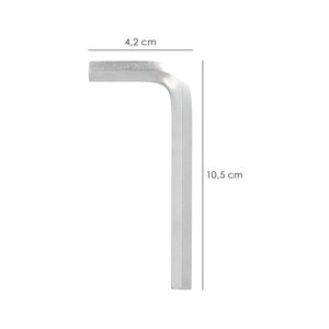 Chiave Allen Standard in Acciaio Cromo Vanadio Professionale 8,0 mm. - Product Image 2
