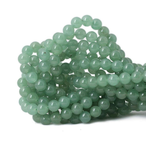 Cuentas de Piedra, Cuentas de Aventurina Verde, Hilo de Cuentas, Joyería de Piedra, Gema Suelta y Lisa, Collar Curativo, Cristal Natural, Mayorista - Product Image 6
