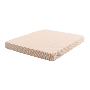 Sábana estilo gingham marrón, tela premium 100% algodón lavado, color personalizado, tamaño personalizado, color para el hogar y hoteles - Product Image 1