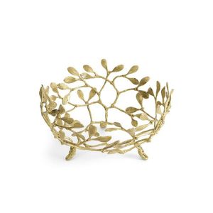 Bol à fruits en laiton dernier modèle pour le salon prix de gros bol de service décoratif en laiton doré unique à vendre - Product Image 4