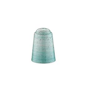 Ensemble salière et poivrière en porcelaine turquoise aqua moderne et élégante Bonna avec couvercle pour la table - Product Image 1