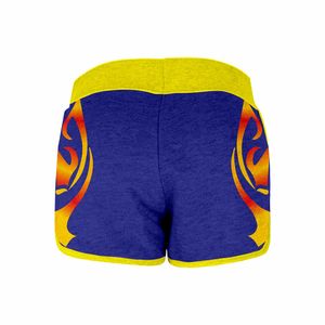 Short de basket-ball en polyester personnalisé pour hommes, design de rue unique, short de sport à la mode en tricot avec cordon de serrage par sublimation - Product Image 2