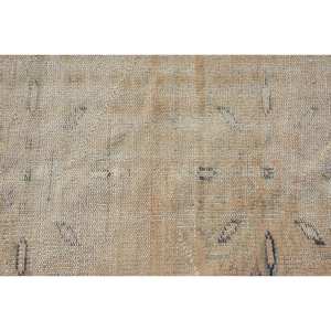 Tapis Vintage en Laine Turque 24X10 pieds Beige Bleu Patchwork Design Boho Style Latex pour Grandes Chambres pour Couloir Chambre - Product Image 5