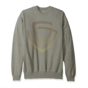 Sweat-shirt à capuche à col rond 100% polyester polaire écologique Impression numérique automnale Logo uni sur le devant Service OEM Sweat-shirts personnalisés - Product Image 1