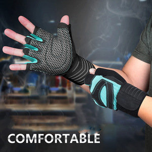 Mejor diseño Levantamiento de pesas Guantes de fitness Transpirable Gimnasio Deportes Entrenamiento de fuerza al aire libre Guantes de levantamiento de pesas - Product Image 3