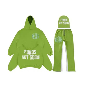 Conjunto de chándal DTG DTF personalizado para hombre, ropa de gimnasio con logotipo personalizado, ropa deportiva de entrenamiento al por mayor, traje de jogging de moda - Product Image 3