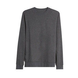 เสื้อสเวตเชิ้ตผู้ชายคุณภาพพรีเมียมขายดี ผ้าฝ้ายฟลีซ 100% ระบายอากาศได้ดี คอโอ ทรงลำลอง สีพื้น สามารถสั่งทำสีได้ - Product Image 1