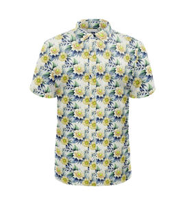 Chemise boutonnée d'été pour homme Tissu respirant résistant aux plis et à séchage rapide pour le voyage, le bureau et les tenues décontractées - Product Image 2