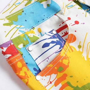 Venta al por mayor de bañadores para hombre de secado rápido pantalones cortos de playa de alta calidad colorido impreso ropa de playa verano nadar pantalones cortos para hombres - Product Image 4