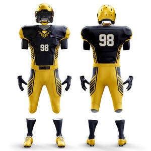 Tenue de football américain professionnelle, short, tissu durable en spandex et polyester, confortable, personnalisable pour l'entraînement - Product Image 1