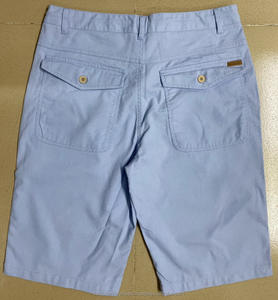 Pantalones cortos de lino liso para hombre, Bermudas masculinas informales de estilo francés, de algodón, cómodas y transpirables, nuevo diseño - Product Image 2