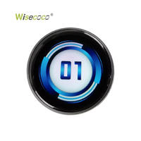 Codificador Rotatorio Inteligente de 1.28 Pulgadas, Redondo, Circular, con Interfaz UART TTL, Pantalla LCD, Interruptor, para Audio de Automóvil