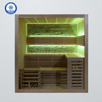 Ruang Sauna Inframerah Jauh Hemlock Modern Omni Commercial untuk Klub Kesehatan, Hotel Boutique, Fasilitas Pemulihan, dan Pasokan Grosir