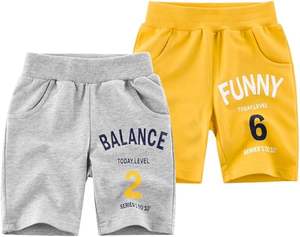 Lot de 2 t-shirts à col rond à manches courtes pour garçons Taille 2-7 ans T-shirt en coton pour garçons et tout-petits - Product Image 4