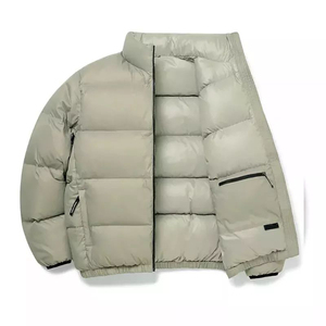 Chaqueta Deportiva Acolchada de Invierno para Hombre, Manga Larga, Colores Sólidos, con Capucha, Impermeable, de Nailon, con Logotipo Personalizado, Venta al Por Mayor OEM - Product Image 2