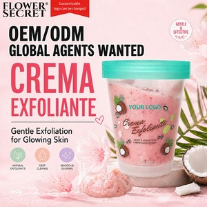 <span class=keywords><strong>Gommage</strong></span> hydratant illuminateur à l'extrait de noix de coco rose Sakura Flower Secret. Polissage et éclaircissement instantanés de <span class=keywords><strong>la</strong></span> peau. - Product Image 1
