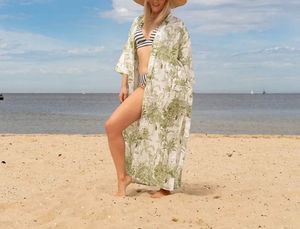 Kimono de algodón para mujer de MADRAS, bata hecha a mano de algodón a cuadros de Madrás, bata ligera estilo Kimono - Product Image 3