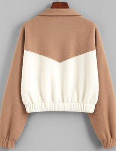 Sudadera Moderna y a la Moda para Mujer, Corte Holgado, Forro Polar Extra Cálido, con Puños Elásticos para un Estilo Invernal Cómodo - Product Image 2