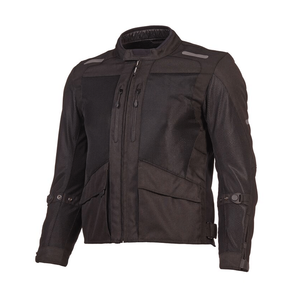 Nouvelle veste de Protection de moto de tourisme noir pur pour hommes imperméable toutes saisons vestes de Textile de Cordura de moto d'aventure - Product Image 1