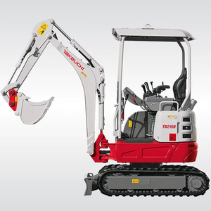 Nueva miniexcavadora Takeuchi TB215R con cilindro hidráulico Poclain, componentes del núcleo del motor Yanmar incluidos - Product Image 3