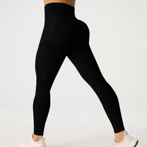 Pantalones de cintura alta para gimnasio Fitness Leggings de yoga sin costuras para mujer - Product Image 6