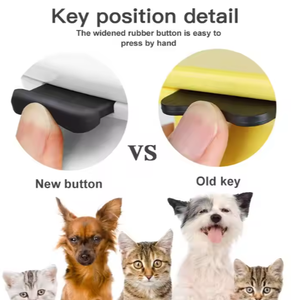 Meilleure vente de peigne <span class=keywords><strong>d</strong></span>'épilation avec logo personnalisé pour toilettage <span class=keywords><strong>d</strong></span>'animaux de compagnie brosse <span class=keywords><strong>d</strong></span>épilatoire en fourrure de chien autonettoyante toilettage de poils <span class=keywords><strong>d</strong></span>'animaux de compagnie - Product Image 6