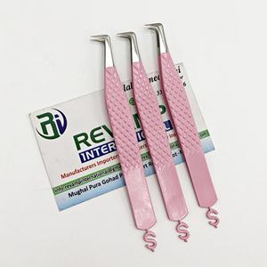 Free Custom Logo Lash <b>Tweezers</b> Volume 90 Degree <b>Eyelash</b> <b>Tweezers</b> Fiber Tip Private Label CNC Customised <b>Tweezers</b> for <b>Eyelash</b> - Product Image 5