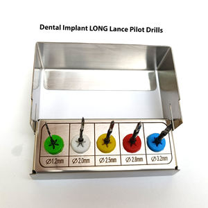 Kit de 5 Piezas de Fresas Piloto de Lanza Larga para Implantes Dentales, Nuevo, con Certificación CE - Product Image 2