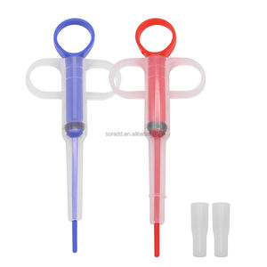 เครื่องมือดันยาเม็ดสำหรับสัตว์เลี้ยง แมว สุนัข ปืนยิงยาเม็ด ที่จ่ายยาแบบนิ่ม สำหรับสัตว์เลี้ยง ที่ดันยาเม็ดแบบเข็มฉีดยา ที่ป้อนยาสัตว์ - Product Image 1