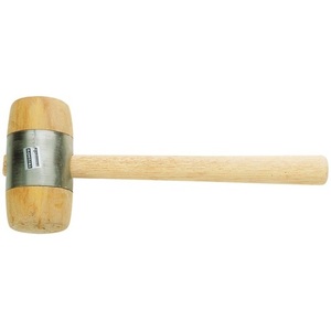 Maillet en bois de hêtre blanc, diamètre de la tête 60 mm, 340 g, pour travaux manuels - Product Image 1