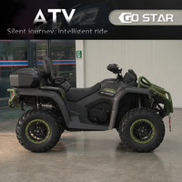 Quad pour enfants, moteur Qianjiang 110cc, véhicule tout-terrain, démarrage électrique, transmission automatique CVT, 4 roues motrices