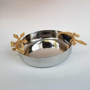 Bol en métal en acier inoxydable pour mélanger et servir Bol haut de gamme pour un usage quotidien à la maison Vaisselle Bol alimentaire - Product Image 3