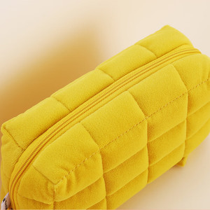 Estuche de Lona Suave con Forma de Almohada, Bolsa para Lápices, Bolsa de Maquillaje, Bolsa de Almacenamiento para Estudiantes - Product Image 4